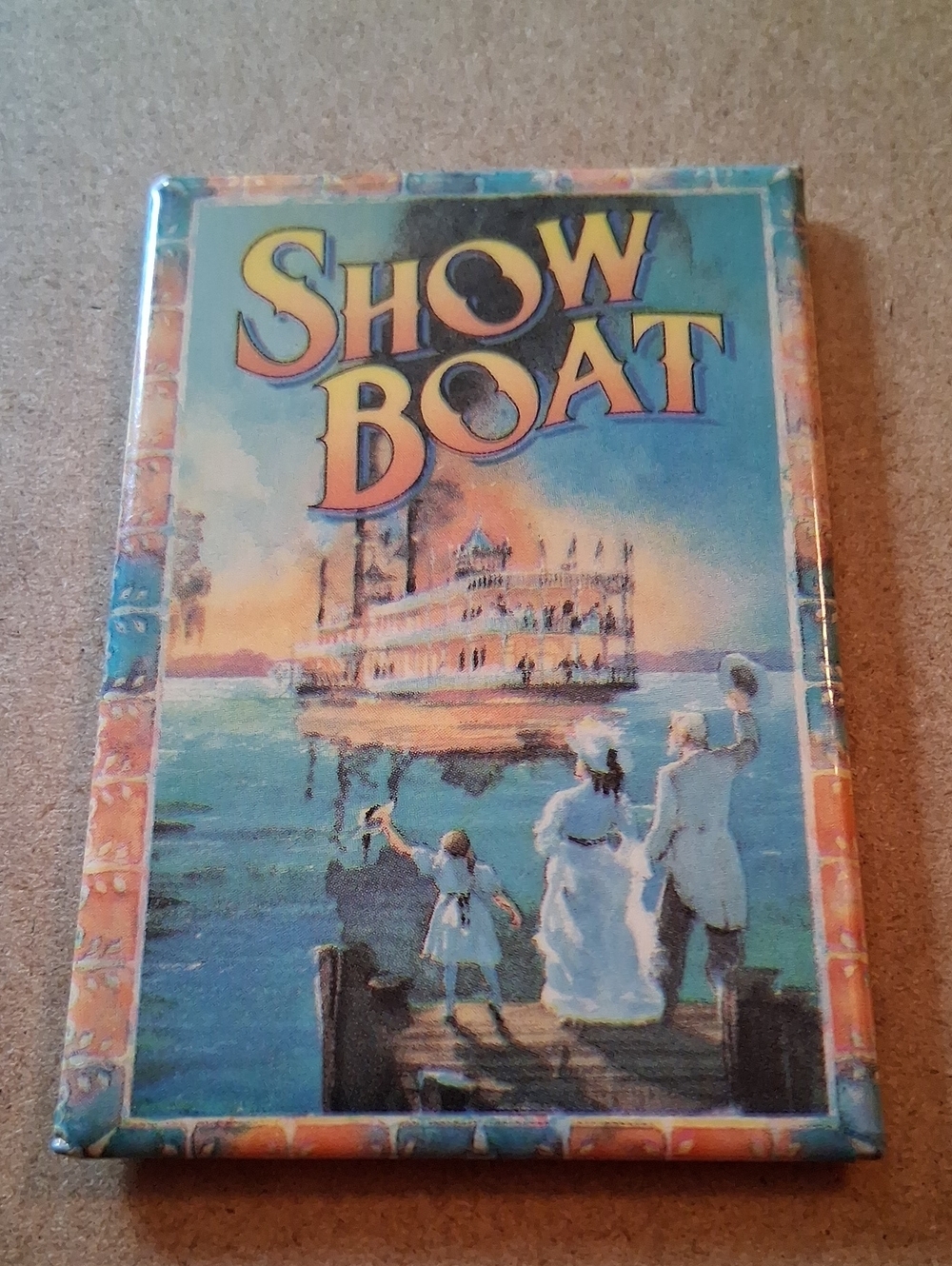 Show Boat Decorative Magnet - Blue & Orange